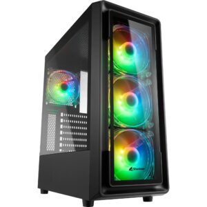 Sharkoon TK4 RGB, Tower-Gehäuse technikbar