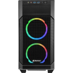 Sharkoon V1000 RGB, Tower-Gehäuse technikbar