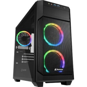 Sharkoon V1000 RGB, Tower-Gehäuse technikbar