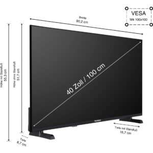 Telefunken XF40TO750S, LED-Fernseher technikbar
