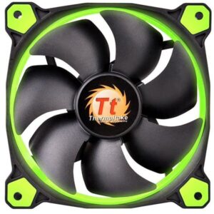 Thermaltake Riing 14 LED Green 140x140x25, Gehäuselüfter - CL-F039-PL14GR-A technikbar