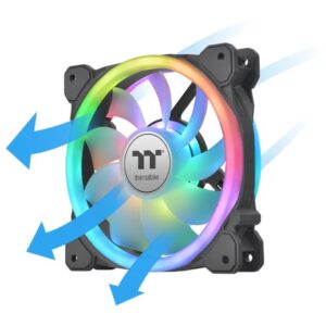 Thermaltake SWAFAN 12 RGB 120x120x25, Gehäuselüfter - CL-F137-PL12SW-A technikbar