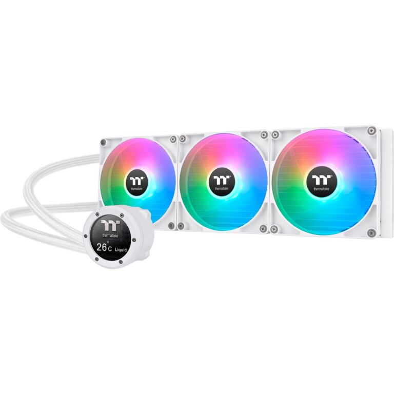 Thermaltake TH420 V2 Ultra ARGB Sync All-In-One Liquid Cooler Snow Edition, Wasserkühlung