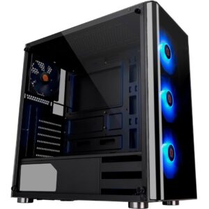 Thermaltake V200 TG RGB, Tower-Gehäuse - CA-1K8-00M1WN-01 technikbar