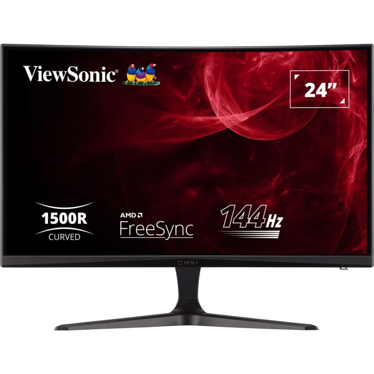 Viewsonic VX2418C, Gaming-Monitor technikbar