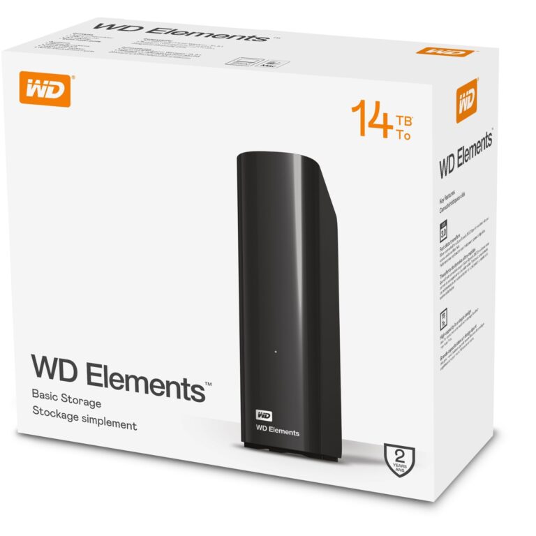 WD Elements Desktop 14 TB, Externe Festplatte - WDBWLG0140HBK-EESN technikbar
