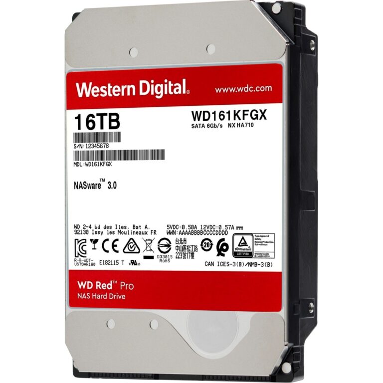 WD Red Pro 16 TB, Festplatte - WD161KFGX technikbar