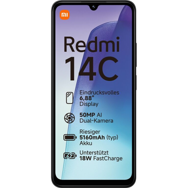 Xiaomi Redmi 14C 256GB, Handy - MZB0HQJEU technikbar