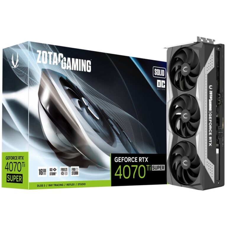 Zotac GeForce RTX 4070 Ti SUPER SOLID OC 16GB, Grafikkarte