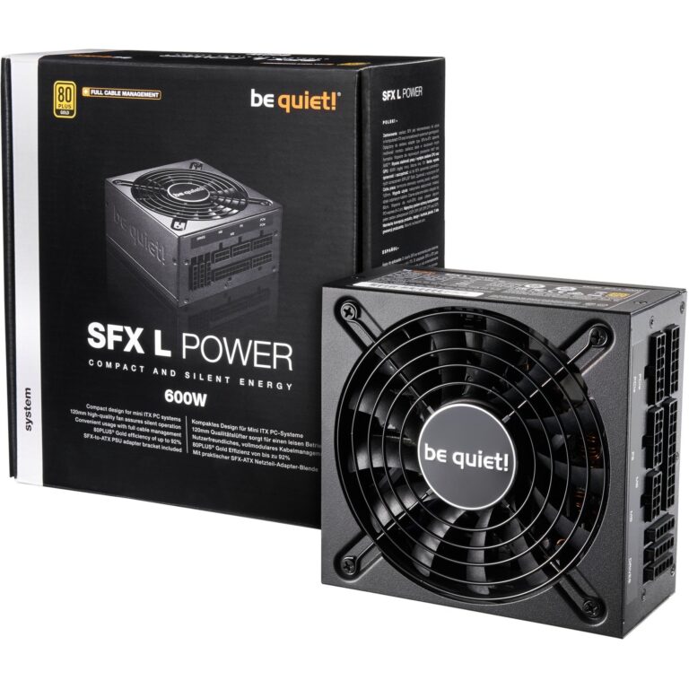 be quiet! SFX-L Power 600W, PC-Netzteil - BN239 technikbar