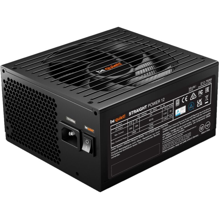 be quiet! Straight Power 12 Platinum 750W ATX3.0, PC-Netzteil - BN336 technikbar