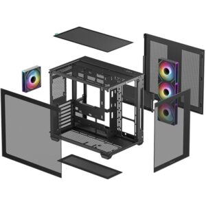 DeepCool CG530 4F , Tower-Gehäuse - R-CG530-BKADA4-G-1 technikbar