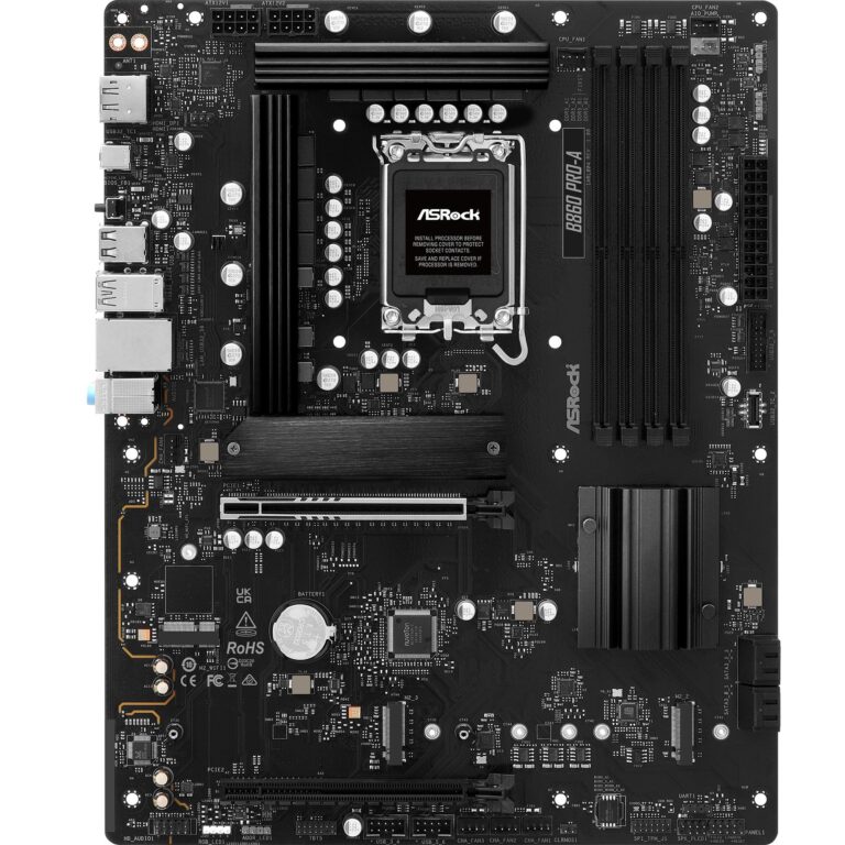 ASRock B860 Pro-A, Mainboard - 90-MXBRN0-A0UAYZ technikbar