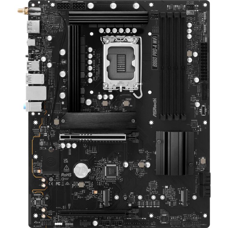 ASRock B860 Pro-A WiFi, Mainboard - 90-MXBRL-A0UAYZ technikbar