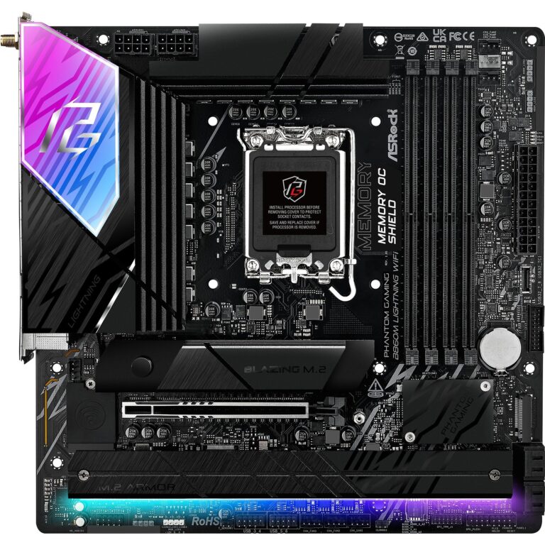 ASRock B860M Lightning WiFi, Mainboard - 90-MXBQG0-A0UAYZ technikbar