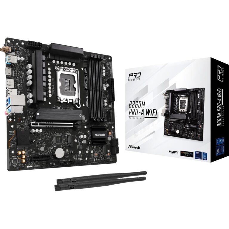 ASRock B860M Pro-A WiFi, Mainboard - 90-MXBRS0-A0UAYZ technikbar