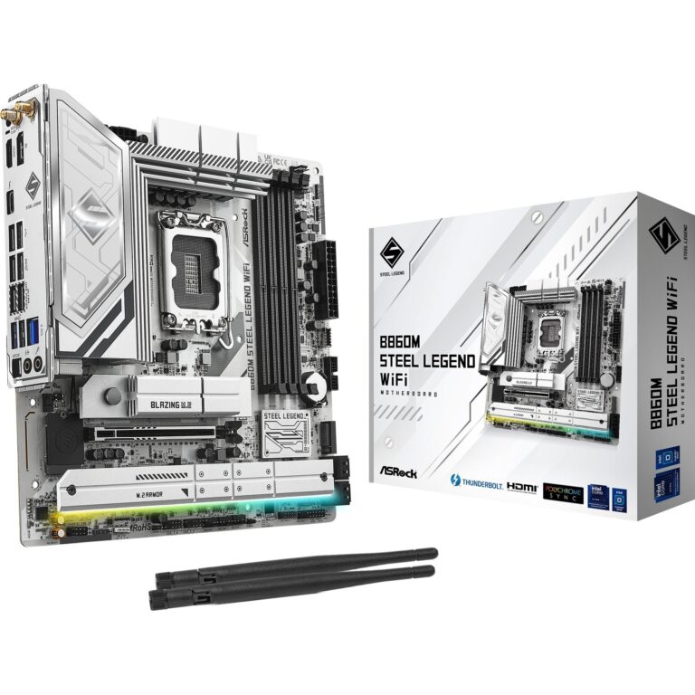 ASRock B860M Steel Legend WiFi, Mainboard - 90-MXBQF0-A0UAYZ technikbar