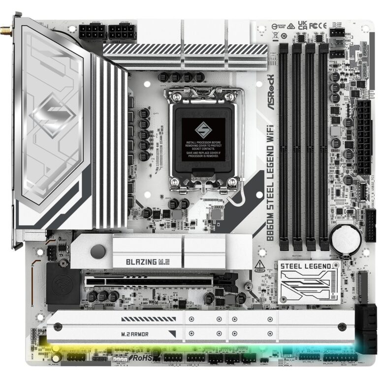 ASRock B860M Steel Legend WiFi, Mainboard - 90-MXBQF0-A0UAYZ technikbar