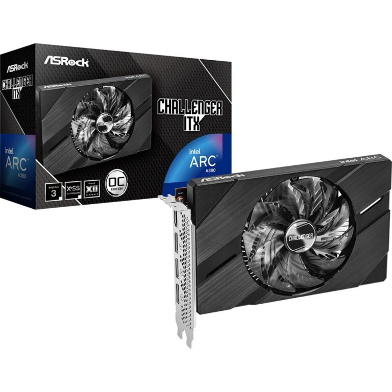 ASRock Intel Arc A380 Challenger ITX 6GB OC, Grafikkarte - 90-GA3KZZ-00UANF technikbar