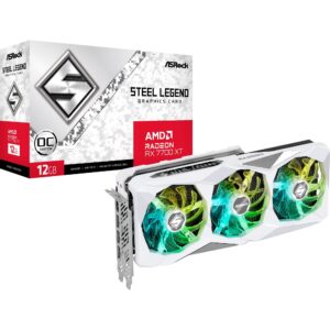 ASRock Radeon RX 7700 XT Steel Legend OC, Grafikkarte - 90-GA4PZZ-00UANF technikbar