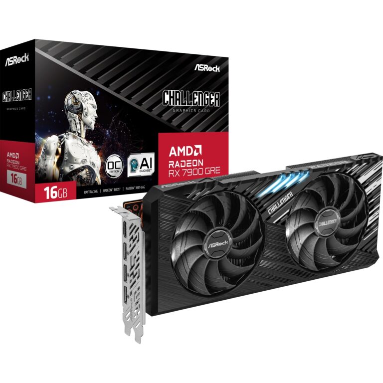 ASRock Radeon RX 7900 GRE Challenger 16GB OC, Grafikkarte - 90-GA52ZZ-00UANF technikbar