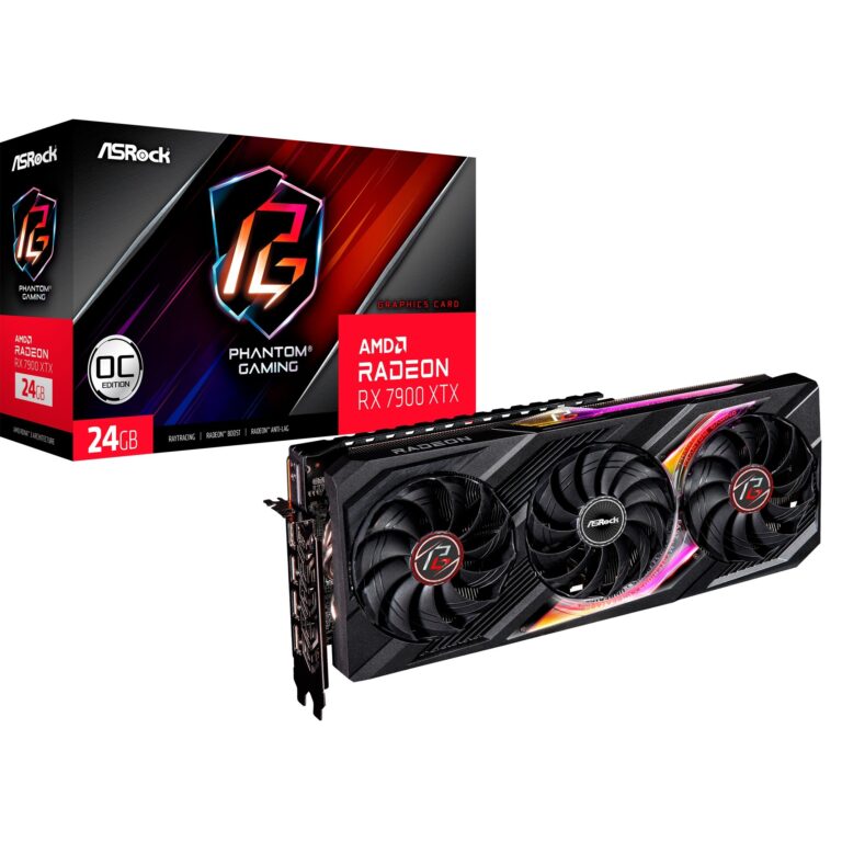 ASRock Radeon RX 7900 XTX Phantom Gaming 24GB OC , Grafikkarte