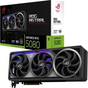 ASUS GeForce RTX 5080 TUF ROG ASTRAL GAMING, Grafikkarte - 90YV0LV1-M0NA00 technikbar