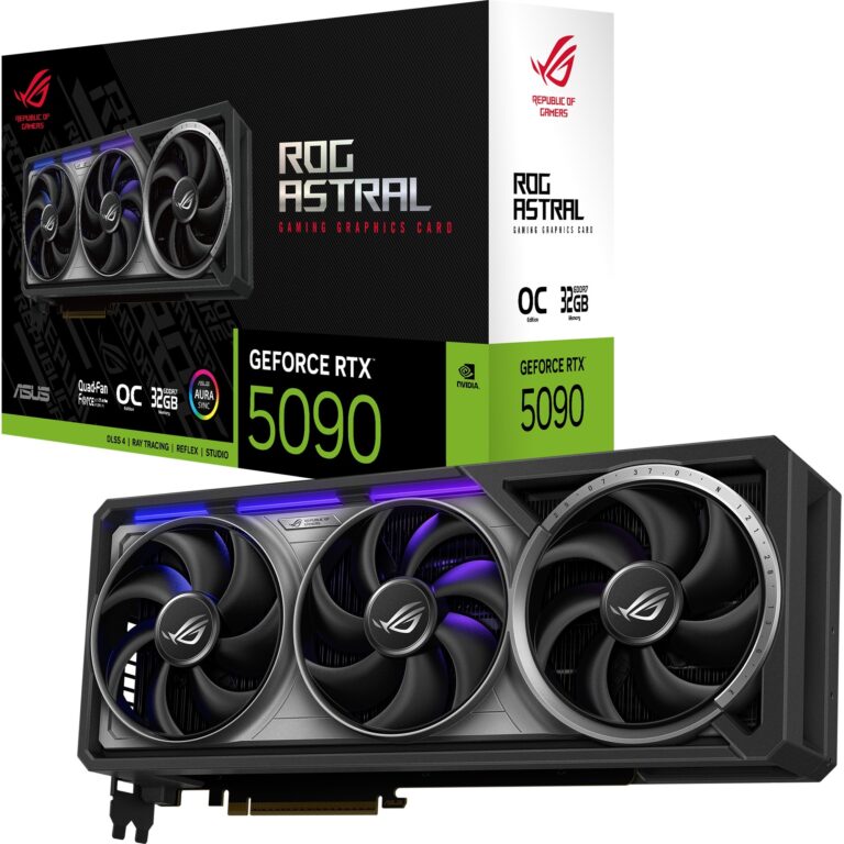 ASUS GeForce RTX 5090 ROG ASTRAL GAMING OC, Grafikkarte - 90YV0LW0-M0NA00 technikbar