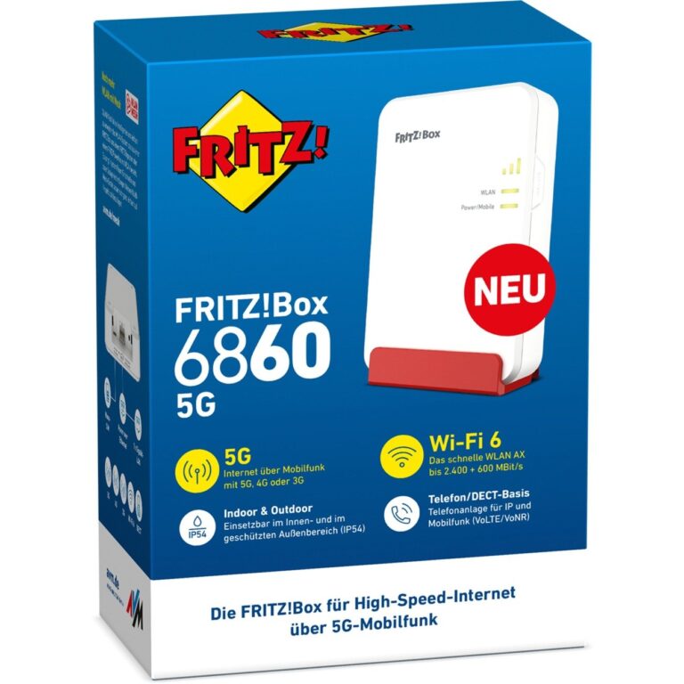AVM FRITZ!Box 6860 5G, Router - 20003048 technikbar