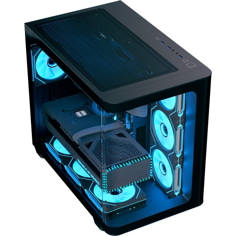 AeroCool P500C-G-BK-v1, Tower-Gehäuse - ACCM-PN01043.11 technikbar