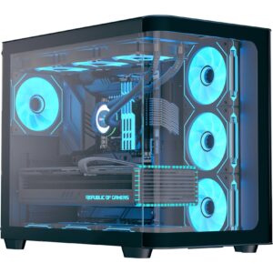 AeroCool P500C-G-BK-v1, Tower-Gehäuse - ACCM-PN01043.11 technikbar