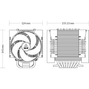 Arctic Freezer 4U-M, CPU-Kühler - ACFRE00133B technikbar