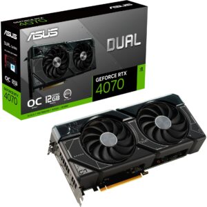 Asus GeForce RTX 4070 DUAL OC, Grafikkarte - 90YV0IZ2-M0NA00 technikbar