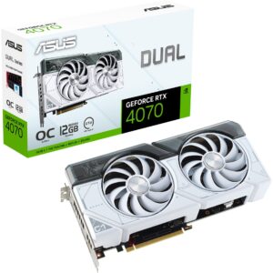 Asus GeForce RTX 4070 DUAL OC WHITE, Grafikkarte - 90YV0IZ4-M0NA00 technikbar