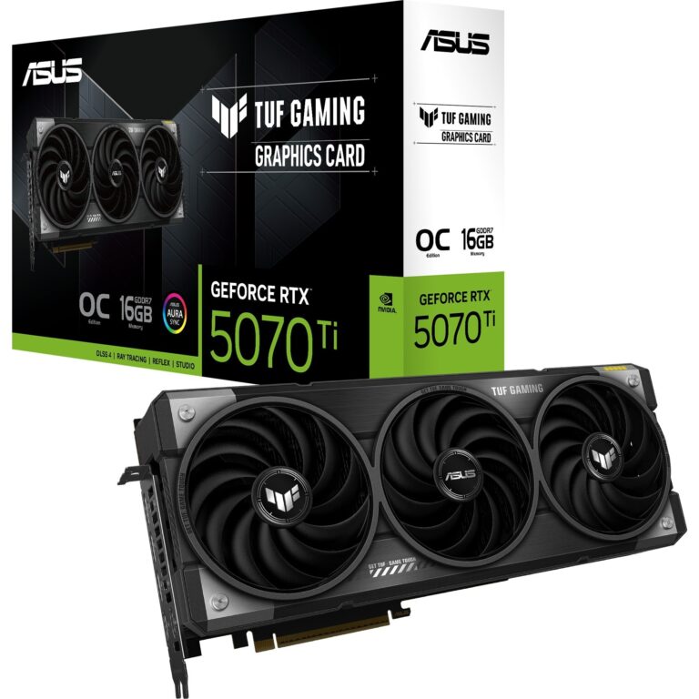 Asus GeForce RTX 5070 Ti TUF GAMING OC, Grafikkarte - 90YV0MD0-M0NA00 technikbar