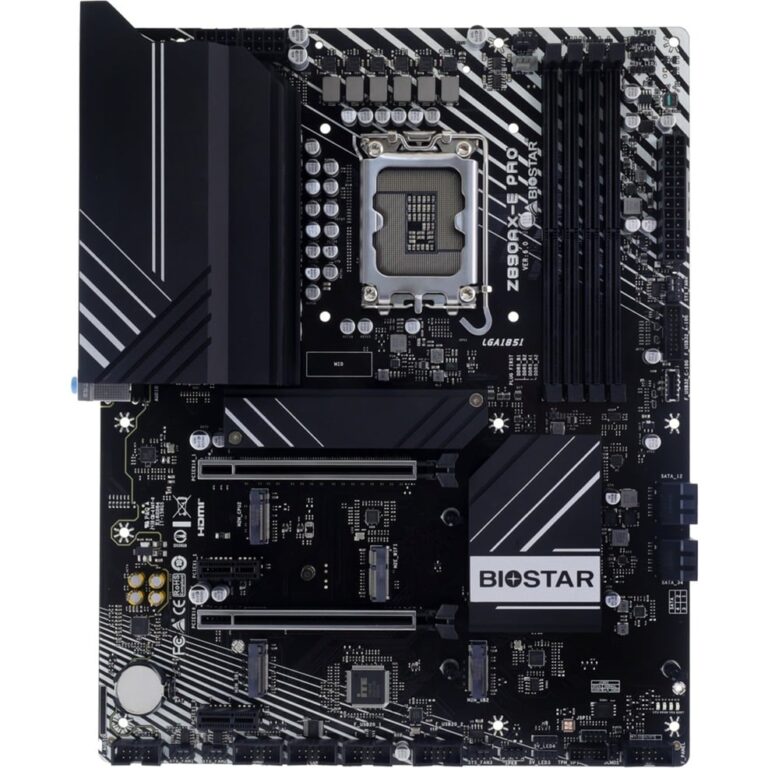 Biostar Bios Z890AX-E Pro, Mainboard technikbar