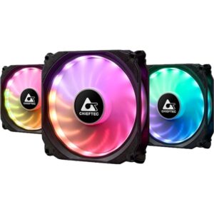 Chieftec CF-3012-RGB 3er-RGB Lüfter Set (Tornado), Gehäuselüfter technikbar