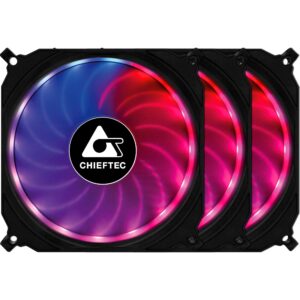 Chieftec CF-3012-RGB 3er-RGB Lüfter Set (Tornado), Gehäuselüfter technikbar