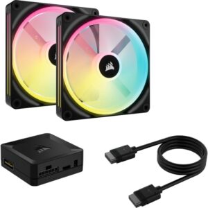 Corsair iCUE LINK QX140 RGB 140-mm-PWM-Lüfter, Gehäuselüfter - CO-9051004-WW technikbar