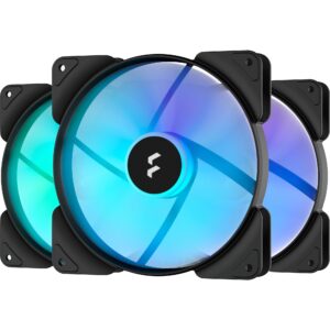 Fractal Design Aspect 14 RGB PWM Black Frame 3er, Gehäuselüfter - FD-F-AS1-1407 technikbar
