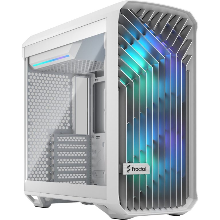 Fractal Design Compact RGB White TG Clear, Tower-Gehäuse