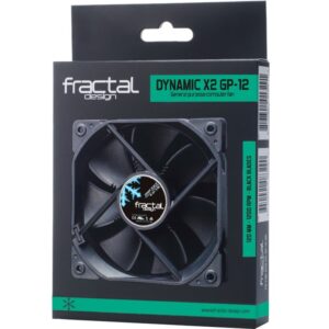 Fractal Design X2 GP-12 120x120x25, Gehäuselüfter - FD-FAN-DYN-X2-GP12-BK technikbar