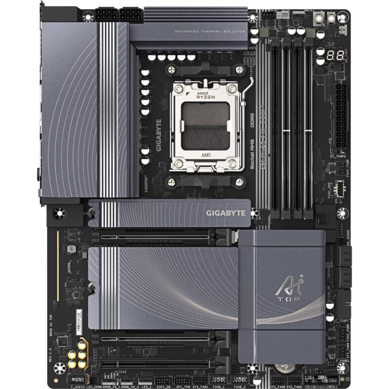 Gigabyte B850 AI TOP, Mainboard technikbar