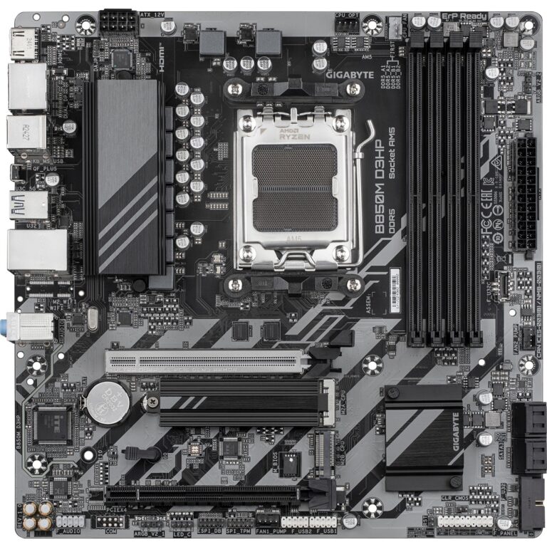Gigabyte B850M D3HP, Mainboard technikbar