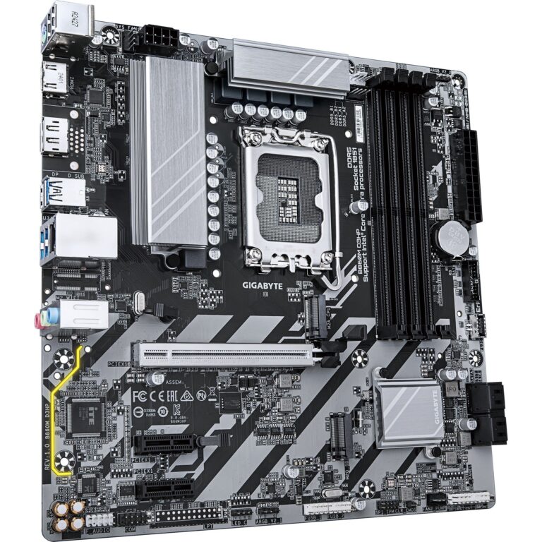 Gigabyte B860M D3HP, Mainboard technikbar