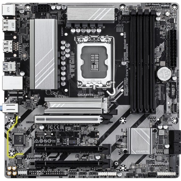 Gigabyte B860M DS3H, Mainboard technikbar