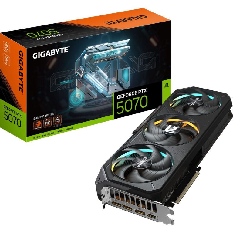 Gigabyte GeForce RTX 5070 Gaming OC, Grafikkarte - GV-N5070GAMING OC-12GD technikbar