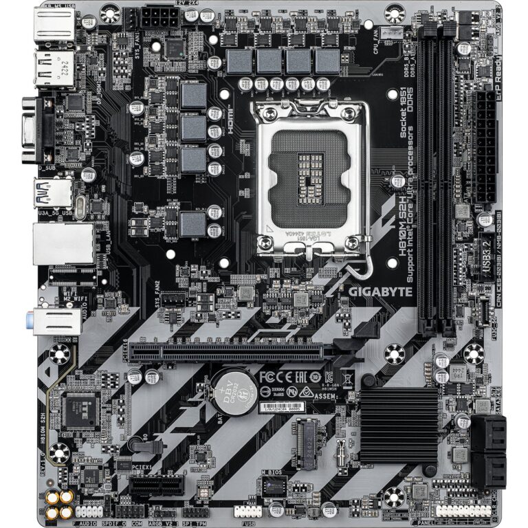 Gigabyte H810M S2H, Mainboard technikbar