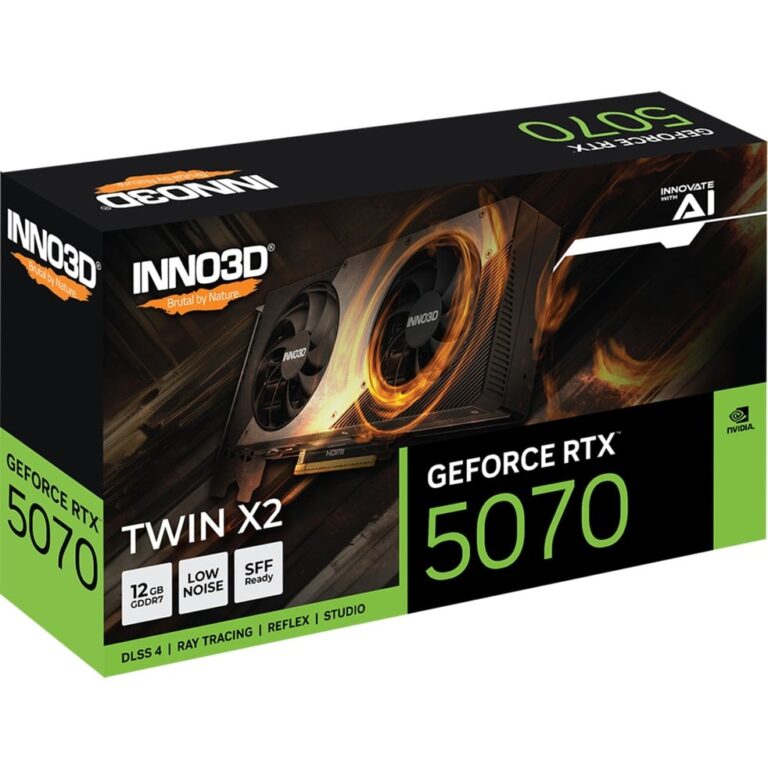 Inno3d GeForce RTX 5070 TWIN X2, Grafikkarte - N50702-12D7-195064N technikbar