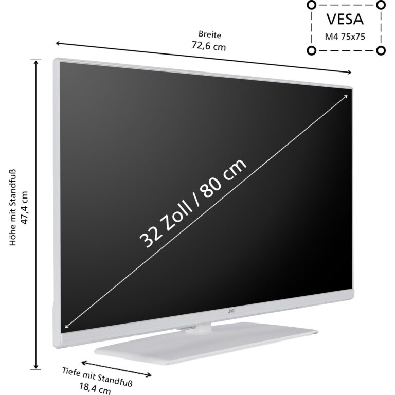 JVC LT-32VQF545A, QLED-Fernseher technikbar